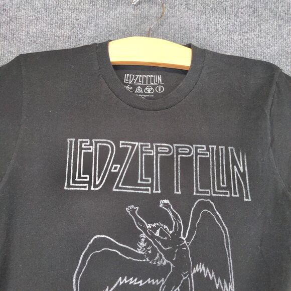 Retro Led Zeppelin United State of America 1977 T-Shirt Mens Small Black 2020 - Picture 4 of 12